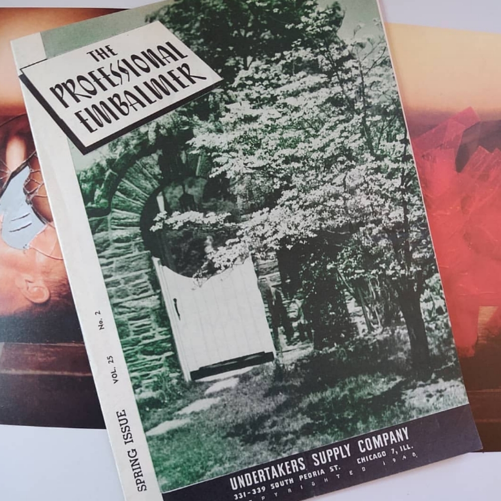 Professional embalmers magazine from the 1940s.